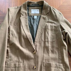 ORVIS BLAZER Jacket  Men Size 44 Khaki